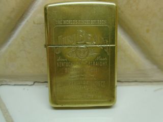 Jim Beam Rare Solid Brass Cigarette Lighter E Xiii