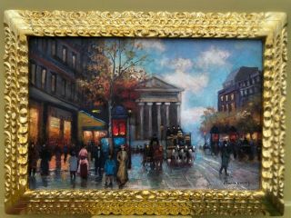 Edouard Cortes French Artist Oil Painting On Canvas Signed & Framed