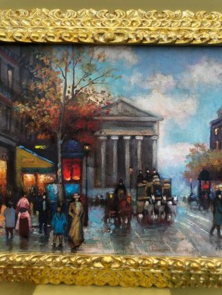 EDOUARD CORTES FRENCH ARTIST OIL PAINTING ON CANVAS SIGNED & FRAMED 3