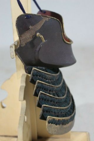 HANPO (mask) of YOROI (armor) : EDO : 8.  3 × 6.  7 × 3.  9 