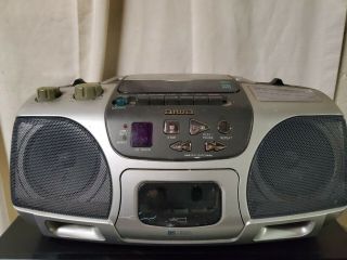 Vintage Aiwa Csd - Es227 Boombox.  Cd,  Am/fm Radio Stereo,  Cassette Player