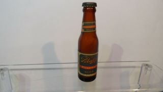 Blatz Beer Bottle Miniature Glass Vintage Pub Alcohol Brewery Souvenir