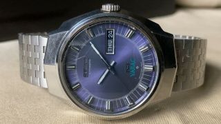 Vintage Seiko Automatic Watch/ King Seiko Ks Vanac 5626 - 7150 Ss Hi - Beat 28800bph