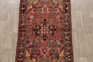 4x6 Semi - Antique Traditional Floral Area Rug Hand - knotted Oriental Foyer Carpet 3