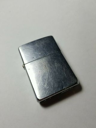 Vintage Zippo Lighter 2517191 Silver Tone With Insert - As - Is