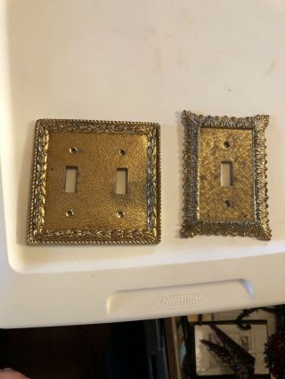 Vintage Gold Solid Light Switch Wall Plate Covers