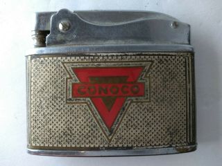 VINTAGE CONOCO GAS OIL LIGHTER ADVERTISING ENICAR MADE IN JAPAN 2