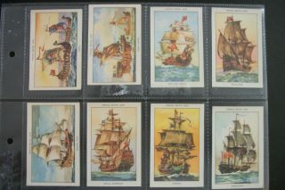 Cigarette Tobacco Cards Mills Famous British Ships 1952 25/25