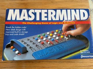 Mastermind The Challenging Game Of Logic & Deduction 1996 Vintage Game
