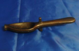 Antique Cast Bronze 18th Century Pewter Spoon Mold