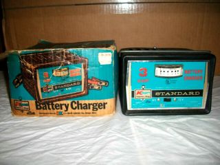 Vintage Kmart 6v - 12v Battery Charger Model:km30