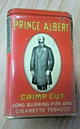 Prince Albert Crimp Cut Pipe & Cigarette Tobacco Vintage Tin