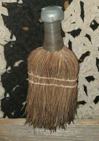 Vintage Primitive Farmhouse Country Hand Whisk Broom Brush 8 " Gd
