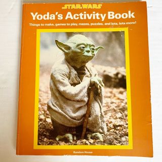 Vintage Star Wars Yoda Activity Book 1981 Kids Puzzles Mazes Crafts 80