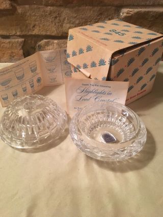 Vintage 1988 Princess House Crystal Highlights 3 - Way Candlestick Candle Holders