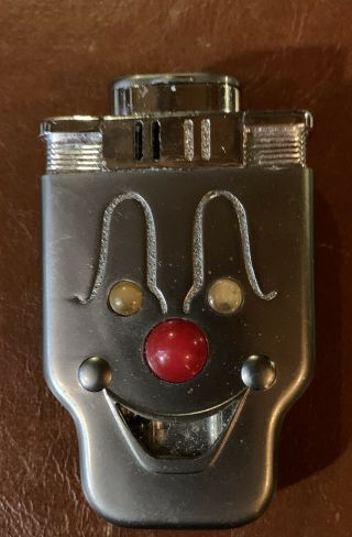 Refillable Novelty Clown Face Butane Cigarette Lighter