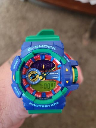 Casio Ga400 Wrist Watch For Men Rare Hype Color 100 Real Multicolor