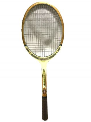 Vintage Lady Elite By Davis Tad Wooden Tennis Raquet 2l 4 1/4”