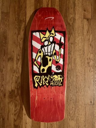 Lucero Lmt.  Riky Barnes Skateboard Santa Cruz 1989