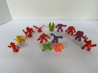 13 Vintage 1990s Monster In My Pocket Mattel Plastic Figurines Collectible Toys
