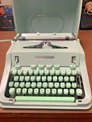 1967 Hermes 3000 Typewriter Vintage
