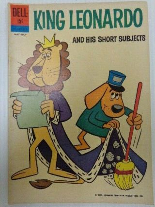 Vintage Dell Comics No.  01 - 390 - 207 July 1962 King Leonardo And His Short Subjects