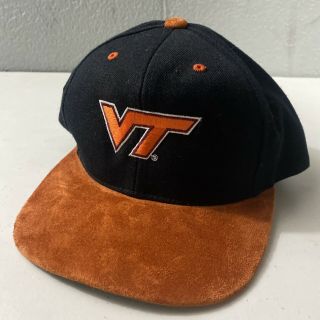 Vintage Virginia Tech Vt Snapback Hat