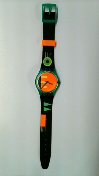 1988 Vintage Swatch Watch - Neo Rider - Gg 103