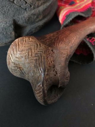 Old Papua Guinea Abelam Carved Dagger 5