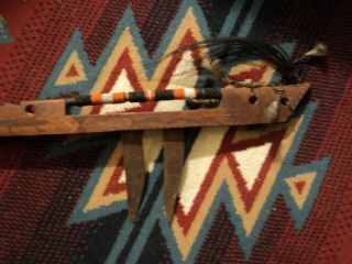 Antique Native American War Club Sioux Plains Indian Double Knife Blade Weapon 2