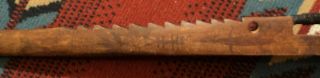 Antique Native American War Club Sioux Plains Indian Double Knife Blade Weapon 3