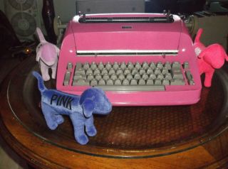 1960s Ibm Antique Selectric I Re - Furbished Miami Pink Typewriter " 11 Inch