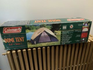 Vtg Coleman Dome Tent Camping Backpacking 8 