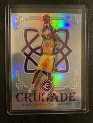 Kobe Bryant 2016 - 17 Panini Excalibur Crusade 88 Silver Prizm Los Angeles Lakers