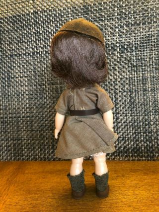 Vintage Effanbee Official Brownie Girl Scout Doll 8 1/2 in.  1965 Blue Sleep eyes 3