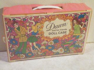 1 Vintage 1971 Dawn And Her Friends Doll Case By Topper Corp.