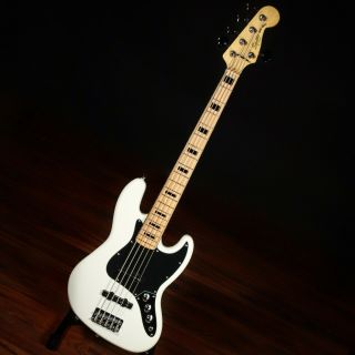 Squier Vintage Modified Jazz Bass V 5 - String Electric Bass - Olympic White