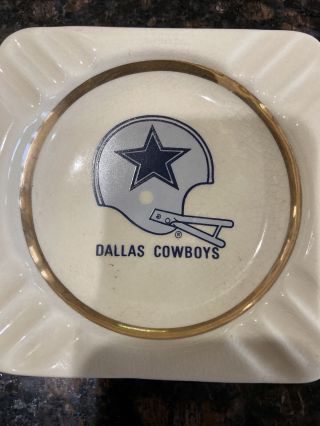 Vintage Dallas Cowboys Ashtray 1970 