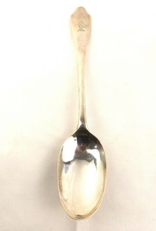 Dog Nose Spoon Solid Sterling Silver Rat Tail Eagle Crest Britannia 1713