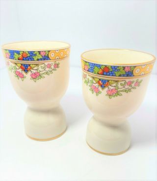 Set Of 2 Vintage Egg Cups Japan Noritake