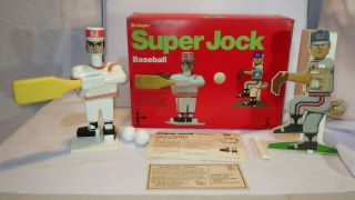 Vintage Schaper Jock Baseball Hitting Pitching Game Toy 1977 Box