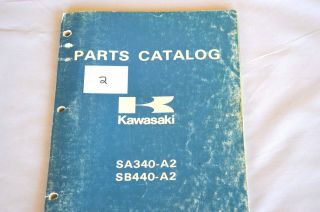 1978 Vintage Kawasaki Snowmobile Inviter 340 & Intriguer 440 Parts Man (2)