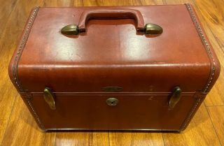 Vintage Samsonite Shwayder Bros Travel Train Makeup Streamline Luggage Case