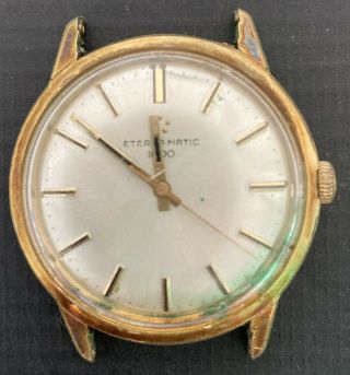 Vintage Eterna - Matic 1000 Gold Filled Automatic Men 