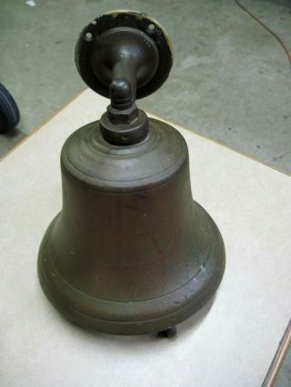 Vintage Nautical Antique Marine Ship Bell Brass 3