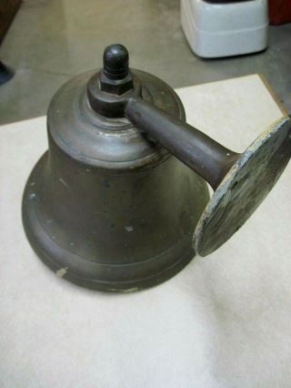Vintage Nautical Antique Marine Ship Bell Brass 5