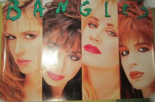 Rare The Bangles 1989 Vintage Music Poster