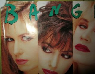 RARE THE BANGLES 1989 VINTAGE MUSIC POSTER 3