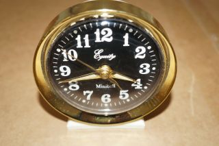 Vintage Equity Minibell Wind Up Alarm Clock Glow In The Dark Very Good