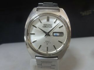 Vintage 1970 Seiko Automatic Watch [5 Actus Ss] 23j 6106 - 8420 Hack Function